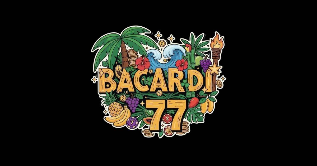 Register banner inviting new players to create a Bacardi77 Casino account